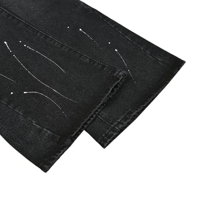 Джинсы Gallery Dept. LA Flare Paint Splatter "Black" фото № 3