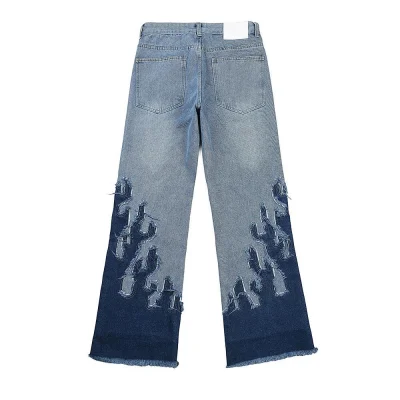 Джинсы Gallery Dept. LA Flare Flames "Light Blue" фото № 2 Джинсы Gallery Dept. LA Flare Flames "Light Blue" фото № 2