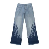 Джинсы Gallery Dept. LA Flare Flames "Light Blue"