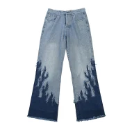 Джинсы Gallery Dept. LA Flare Flames "Light Blue"