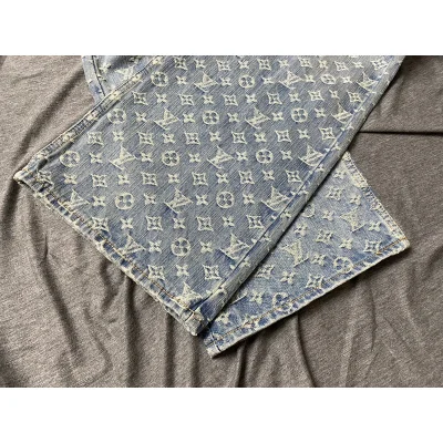 Джинсы Louis Vuitton Monogram and Color Print "Blue, Pink, Green" фото № 8