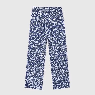 Штаны Balenciaga Text "Blue/White" фото № 6 Штаны Balenciaga Text "Blue/White" фото № 6