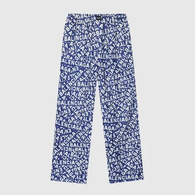 Штаны Balenciaga Text "Blue/White" фото № 7 Штаны Balenciaga Text "Blue/White" фото № 7