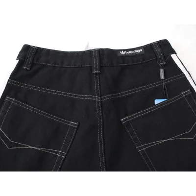 Джинсы Balenciaga Flared Three Stripes "Black" фото № 4