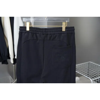 Штаны Burberry Frontside Contrast White Logos Burberry "Black" фото № 4