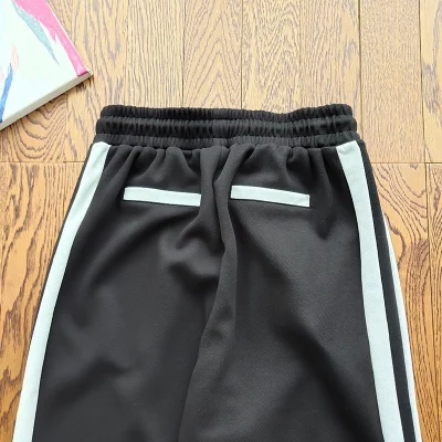 Штаны Celine With Stripes And Brand Logo "Black" фото № 2