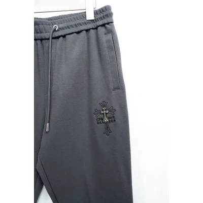 Штаны Chrome Hearts Elastic Waistband Laces Metal Cross "Gray" фото № 2