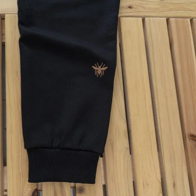 Штаны Dior Laces Little Bug "Black" фото № 3