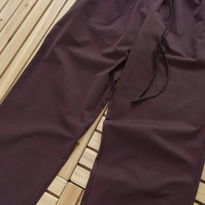 Штаны Fear Of God With Black Patch "Vinous" фото № 3