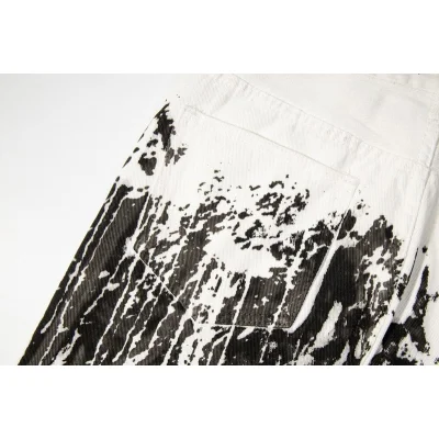 Штаны Gallery Dept Cotton In An Interesting Design "White/Brown" фото № 6 Штаны Gallery Dept Cotton In An Interesting Design "White/Brown" фото № 6