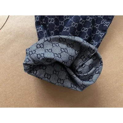 Штаны Gucci Monogamous Print "Blue/Black" фото № 6