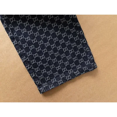 Штаны Gucci Monogamous Print "Blue/Black" фото № 7