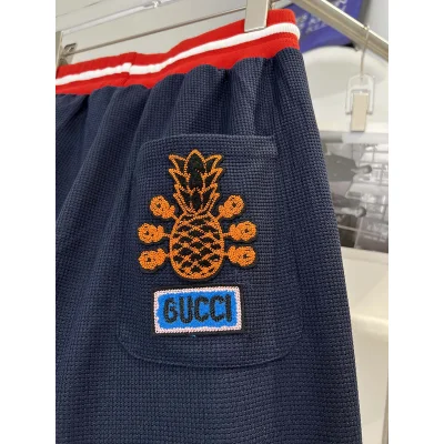 Штаны Gucci Pineapple On The Pocket "Blue" фото № 3 Штаны Gucci Pineapple On The Pocket "Blue" фото № 3