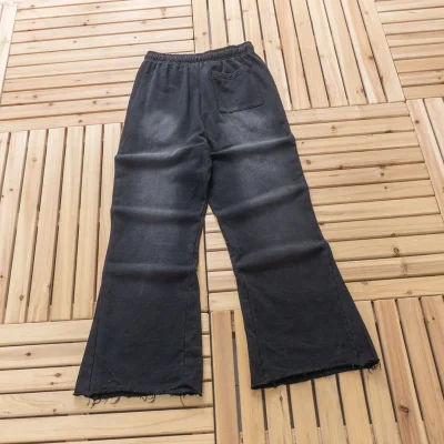 Штаны Hellstar Burning Logo "Black" фото № 2