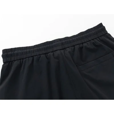 Штаны Prada With Triangular Insert Logo "Black" фото № 4