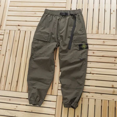 Штаны Stone Island With Patch "Brown/Gray" фото № 5 Штаны Stone Island With Patch "Brown/Gray" фото № 5