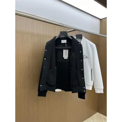 Бомбер Christian Dior Varsity Logo "Black" фото № 7