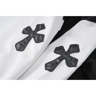 Бомбер Chrome Hearts Two Stripes Edge Decoration And Big Back Logo "Black" фото № 8