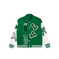 Бомбер Louis Vuitton Skeleton On The Logo "Green"