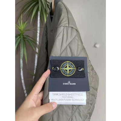 Бомбер Stone Island Quilted Fabric "Gray" фото № 7