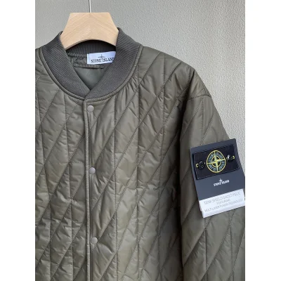 Бомбер Stone Island Quilted Fabric "Gray" фото № 8