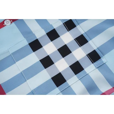 Рубашка Burberry Large Check Print "Blue" фото № 5