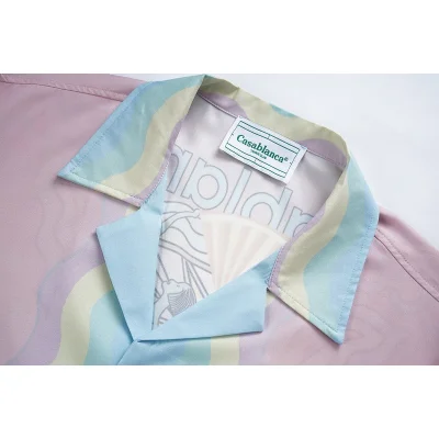 Рубашка Casablanca Print Woman In Triangle On Back "Pink" фото № 4