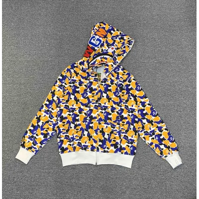 Худи A Bathing Ape Spotted With Hood ZIP "Orange/Blue" фото № 3 Худи A Bathing Ape Spotted With Hood ZIP "Orange/Blue" фото № 3