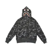 Худи A Bathing Ape Hood Mask ZIP "Gray"