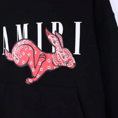 Худи Amiri The Fleeing Hare "Black" фото № 7 Худи Amiri The Fleeing Hare "Black" фото № 7