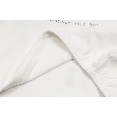 Худи Balenciaga Music Merch "White" фото № 4