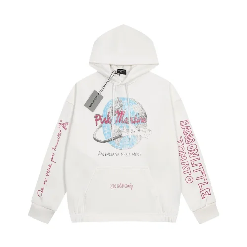 Худи Balenciaga Music Merch "White"