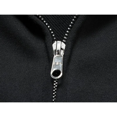 Худи Balenciaga With Yellow Text Logo On The Back - ZIP "Black" фото № 7