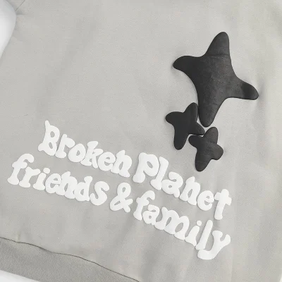 Худи Broken Planet Space Madness "Gray" фото № 2 Худи Broken Planet Space Madness "Gray" фото № 2