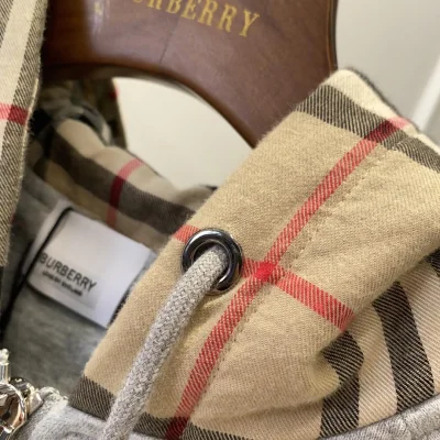 Худи Burberry Frontside Dark Gray Logo BT Checked "Gray" фото № 3 Худи Burberry Frontside Dark Gray Logo BT Checked "Gray" фото № 3