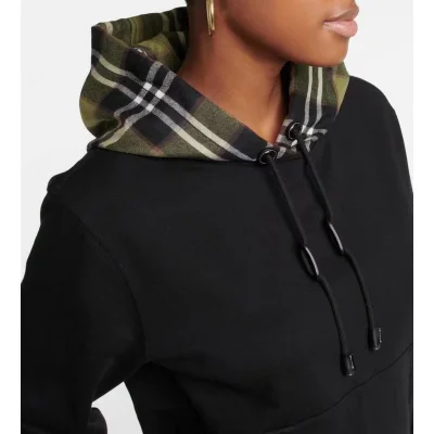 Худи Burberry Checkered Hood "Black" фото № 8 Худи Burberry Checkered Hood "Black" фото № 8