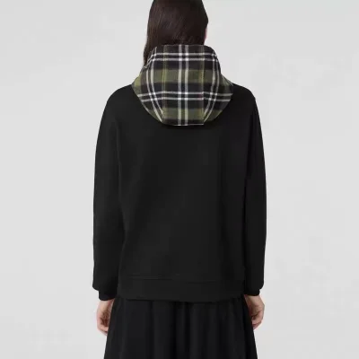 Худи Burberry Checkered Hood "Black" фото № 6 Худи Burberry Checkered Hood "Black" фото № 6