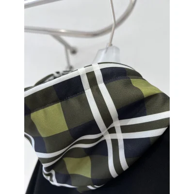 Худи Burberry Checkered Hood "Black" фото № 3 Худи Burberry Checkered Hood "Black" фото № 3