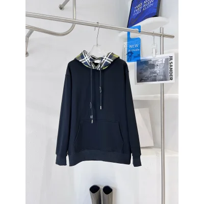 Худи Burberry Checkered Hood "Black" фото № 2 Худи Burberry Checkered Hood "Black" фото № 2