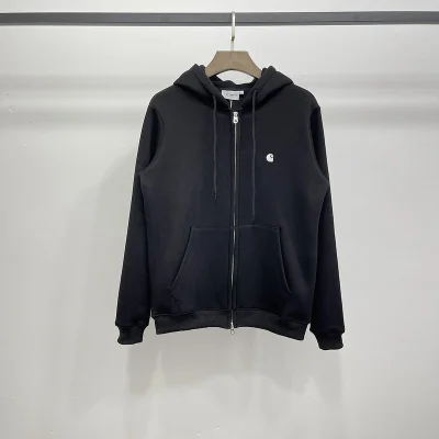 Худи Carhartt With Small Logo ZIP "Black" фото № 4