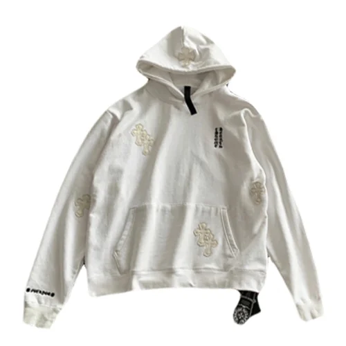 Худи Chrome Hearts Patch Of Crosses "White"