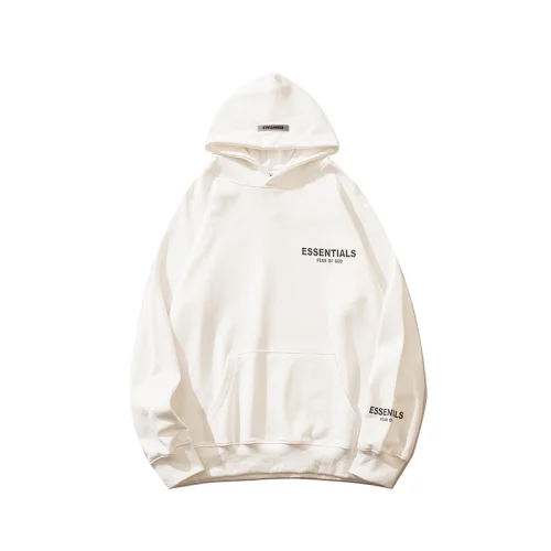 Худи Fear Of God Reflective Text "White"