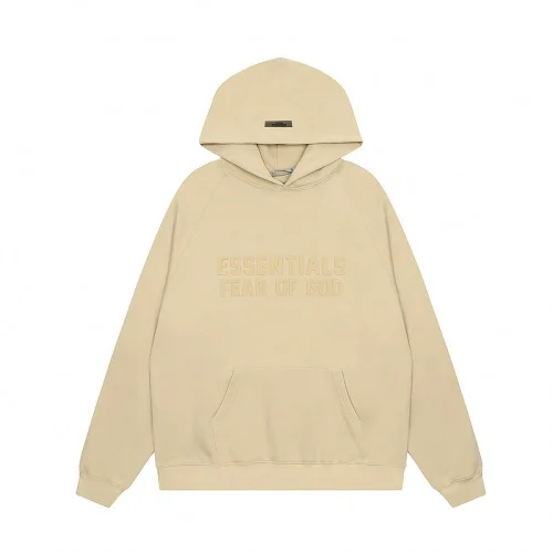 Худи Fear Of God Having Text Logo "Beige"