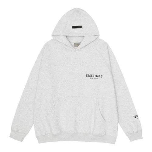 Худи Fear Of God Reflective Text Logo "White"