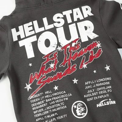 Худи Hellstar Tour "Gray" фото № 2