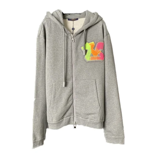 Худи Louis Vuitton Colorful Emblem "Gray"