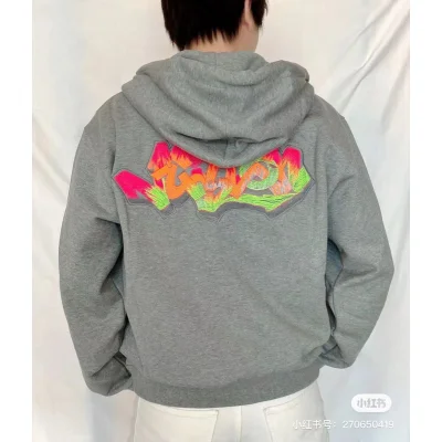 Худи Louis Vuitton Colorful Emblem "Gray" фото № 9