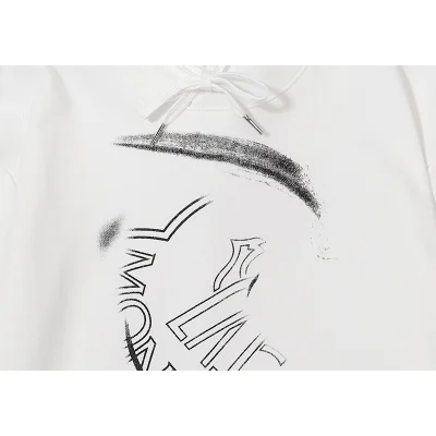 Худи Moncler Half Logo "White" фото № 3