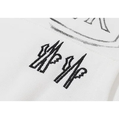 Худи Moncler Half Logo "White" фото № 9
