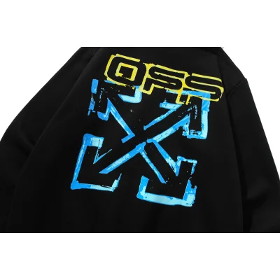 Худи Off White Logo And Inscription 2019 "Black" фото № 4 Худи Off White Logo And Inscription 2019 "Black" фото № 4